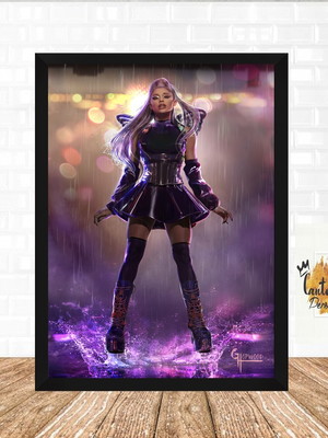Quadro decorativo decoração ariana grande cantora a3