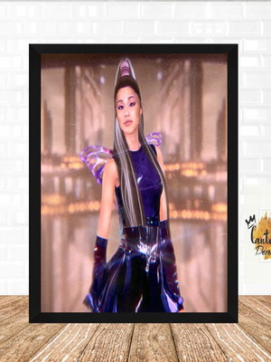 Quadro decorativo poster decoração cantora ariana grande a3