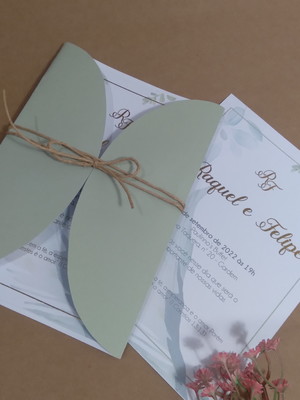 Convite de casamento