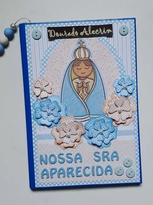 Caderno brochura pequeno nossa senhora aparecida