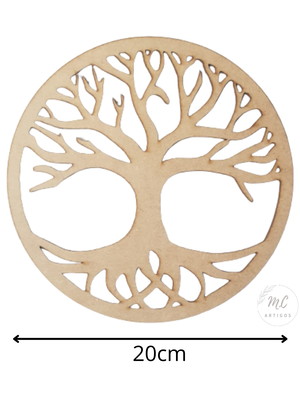 Mandala árvore da vida mdf - 20cm