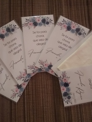 Lágrimas de alegria personalizada | azul e rosa
