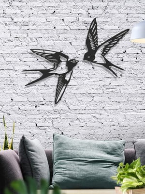 Placa decorativa andorinhas
