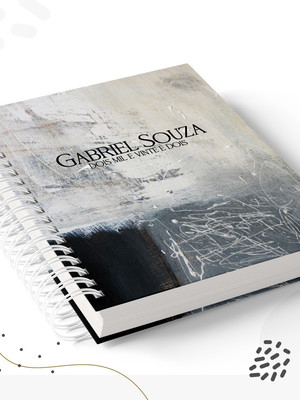 Planner 2022 masculino - preto com cinza