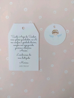 Tag batizado - personalizada