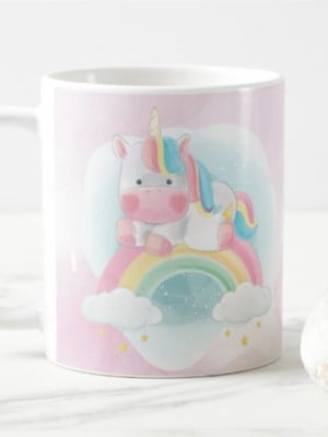 Caneca unicórnio personalizada com nome