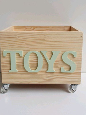 Caixote organizador de brinquedos toys