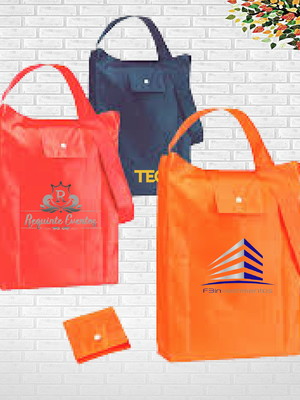Sacola carteira em nylon personalizada