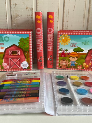 Kit pintura fazendinha