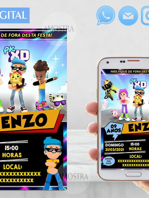 Convite digital pkxd