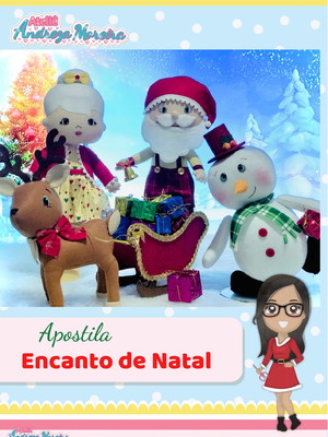 Caderno de molde de natal