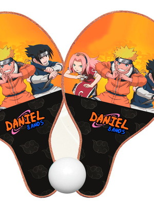Raquete de ping pong - naruto