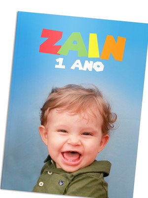 Álbum fotográfico aniversário 30x20cm 20 pág | 20 à 80 fotos