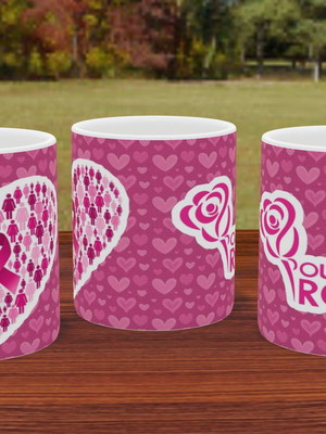 Caneca outubro rosa