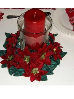Matriz bordado natal conjunto para mesa