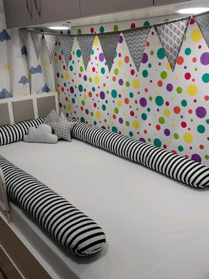 Protetor para cama infantil