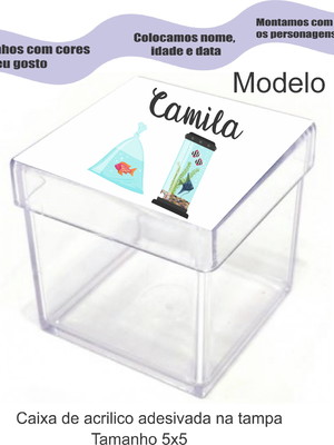 Caixa de acrílico-aquário