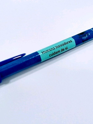 Caneta personalizada novembro azul