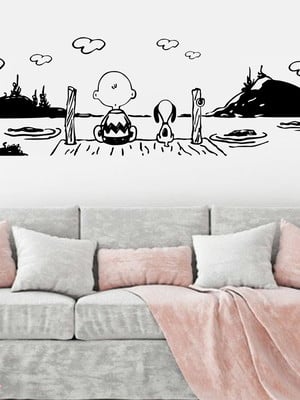 Adesivo de parede snoopy