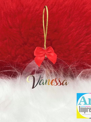 Enfeite de natal personalizado com o nome