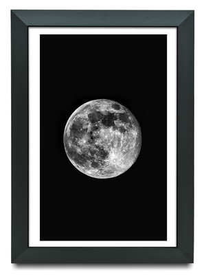 Quadro poster lua cheia - quadro lua presente
