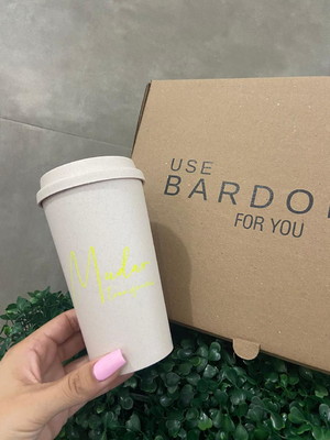 Copo café marmorizado personalizado