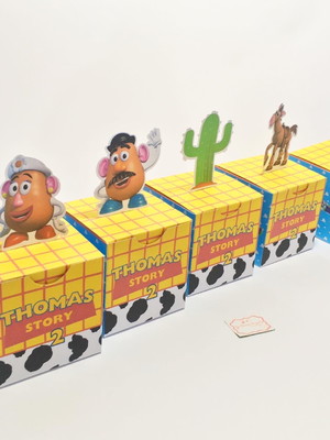 Caixa cubo 3d toy story