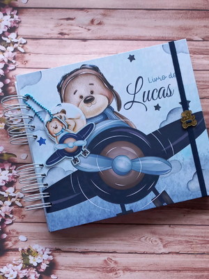 Livro do bebê urso aviador i