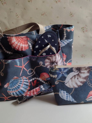 Bolsa de praia + bolsa de mão