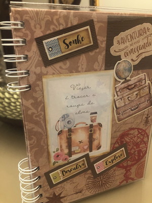 Caderno de viagem (artesanal)