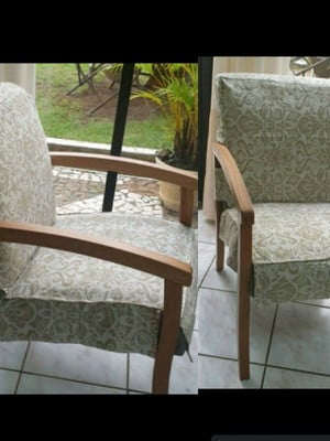 2 capas poltrona para cadeira em acquablock