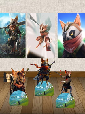 Biomutant displays kit
