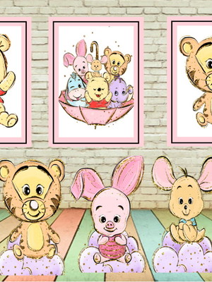 Pooh displays kit