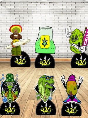 4:20 displays kit com 10 peças