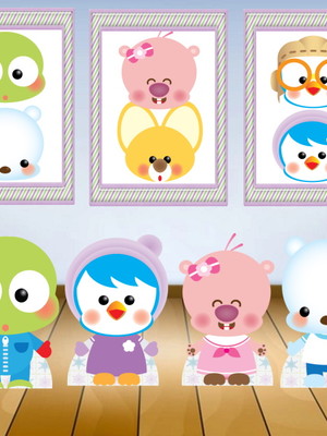 Pororo displays kit