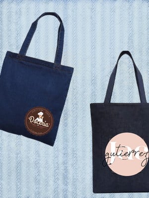 Ecobag em jeans 40x30 personalizada
