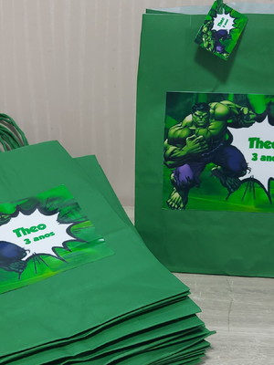 30 sacolinha hulk
