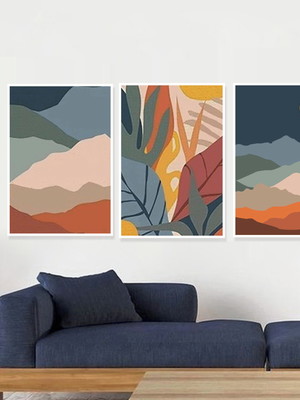 Quadros decorativos escandinavos coloridos 50x70cm