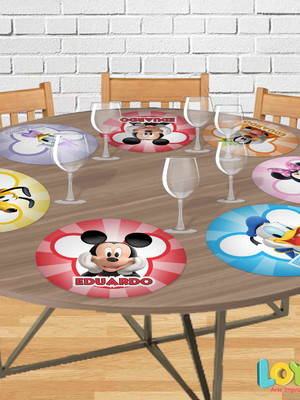 Sousplat mickey e turma