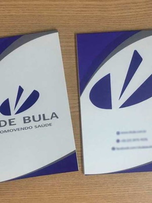 Bloco de notas com capa