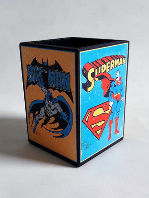 Porta lápis heróis liga da justiça