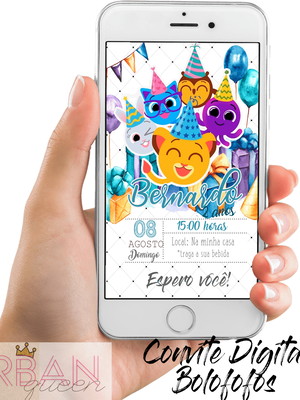 Convite digital bolofofos
