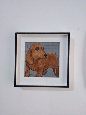 Quadro decorativo bassê