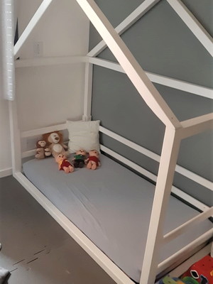 Cama montessori clean branca (solteiro)