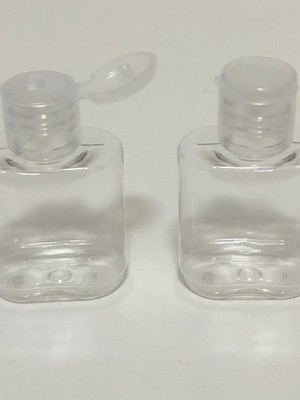 30- frasco oval 35 ml para álcool gel/ sabonete líquido
