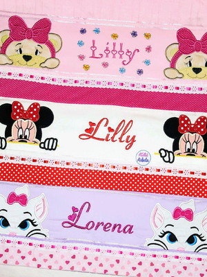 Toalha de banho infantil personalizada