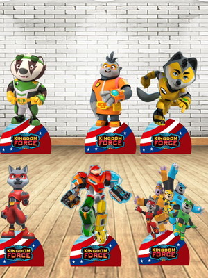 Kingdom force displays kit com 10 peças