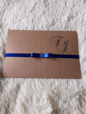 Convites kraft casamento