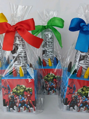Kit colorir cubo vingadores