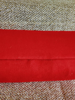 Bolsa artesanal vermelha